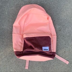 adidas Pink and Red Backpack